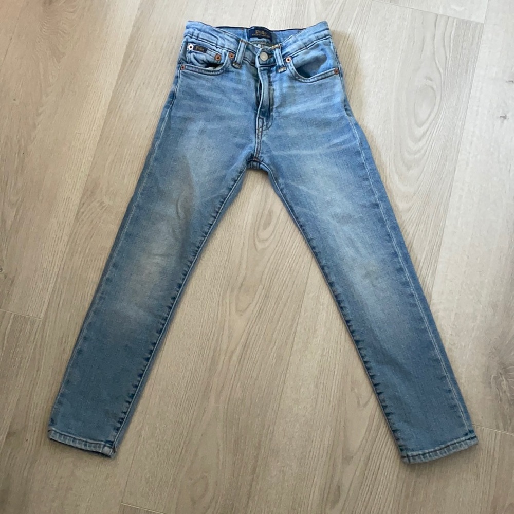 Ralph Lauren Boys Skinny Jeans, Adjustable Waist Size 6